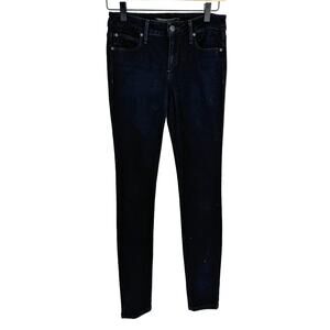 Joe's Jeans Flawless The Icon Skinny Midrise Black Casual Skater Western Punk 25